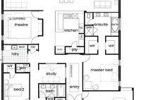 5 Bedroom Single Story House Plans