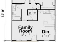 Floor Plan 800 Sq Ft House Plans 2 Bedrooms Downstairs