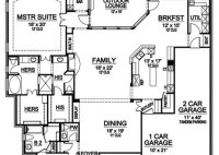 House Plans With His And Her Master Bathrooms