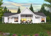 One Story Modern Farmhouse Floor Plans