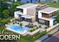 Sims 4 Modern Mansion Floor Plans