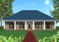 Small Hip Roof House Plans With Garage Underneath The Floor