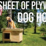 1 Sheet Plywood Dog House Plans