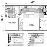 24 X 60 Mobile Home Floor Plans