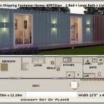 40 Ft Container House Floor Plans