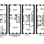 Brownstone Row House Floor Plans