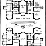 Historic English Manor House Floor Plans