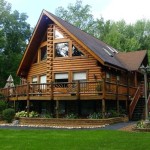 Log Cabin Floor Plans Wrap Around Porch