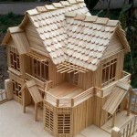 Popsicle Stick House Plans Free