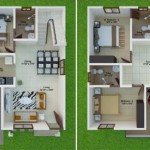 15 X 40 Duplex House Plans