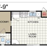 2 Bedroom Park Model Homes Floor Plans