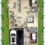 20 X 60 West Facing House Plans