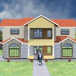 4 Bedroom Maisonette House Plans Kenya